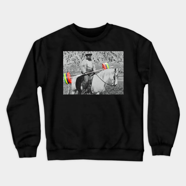 Teddy Roosevelt Crewneck Sweatshirt by alex5388